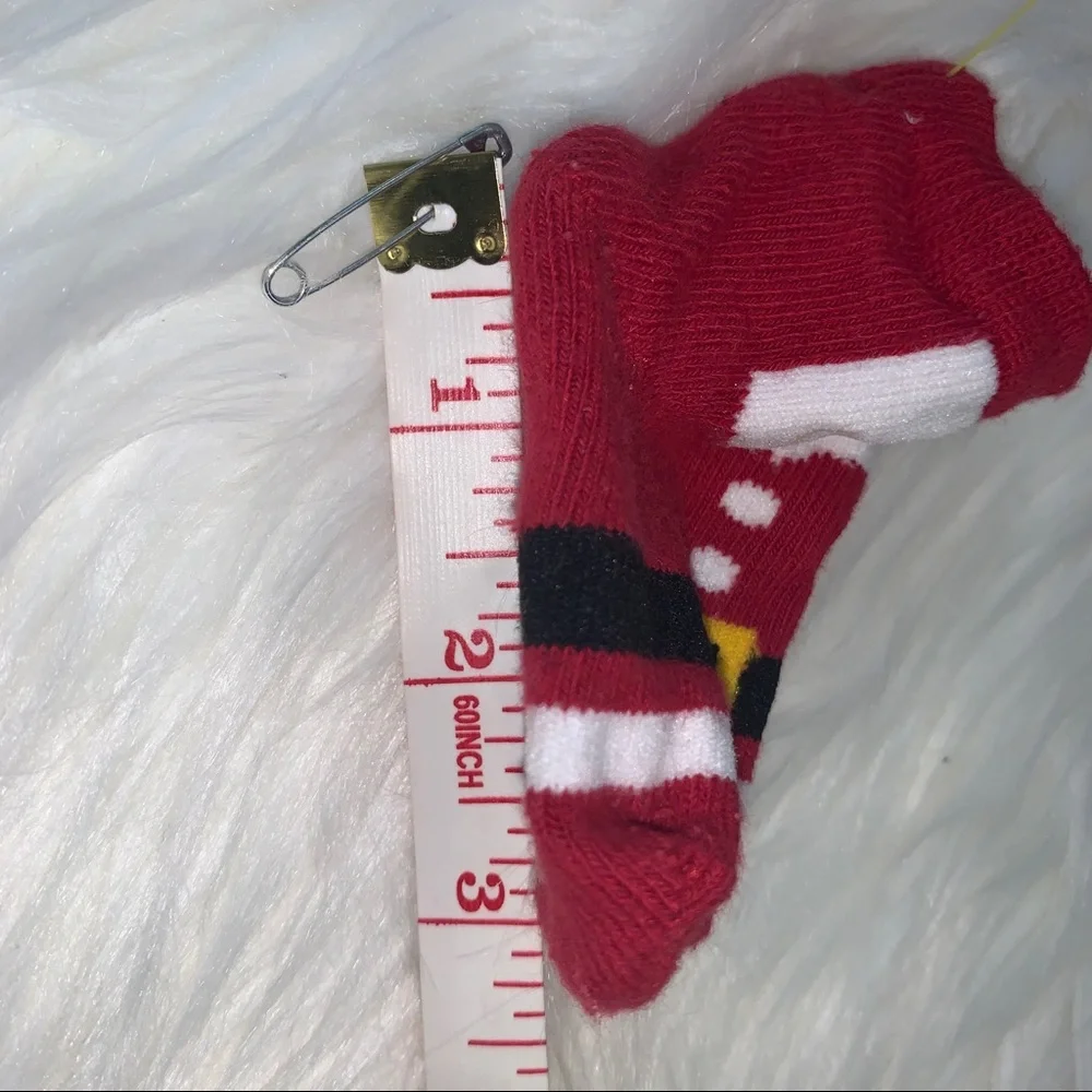 Mud Pie Santa Claus booties/socks